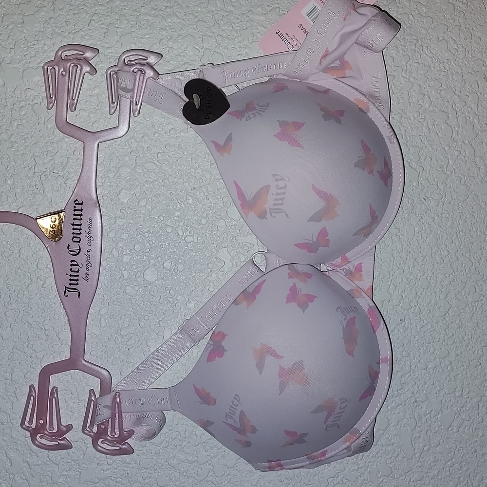 Juicy Couture Pink Butterfly Bra